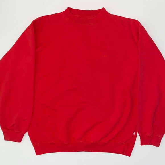 Esprit 90s 00s Vintage Pullover Crewneck Sweater Red Medium - Picture 2 of 16